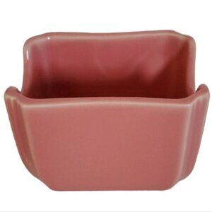 Fiestaware Fiesta CERAMIC Packet Caddy Sugar Sweetener Organizer Card Peony Pink